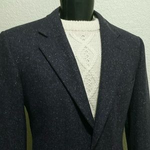 Ermenegildo Zegna Pure Cashmere Tweed Blazer 46R